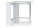 Małe biurko narożne trójkątne BIUR-713-BIEL