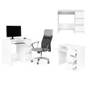 Białe biurko z szufladami BIUR-724-BIEL-MAT