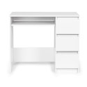 Białe biurko z szufladami BIUR-724-BIEL-MAT