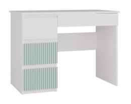 Nowoczesne biurko dla dziecka BIUR-706-BIEL-MIET-L