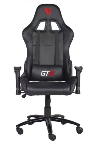 Fotel ergonomiczny gamingowy Ekoskóra FOT-440-CZERN