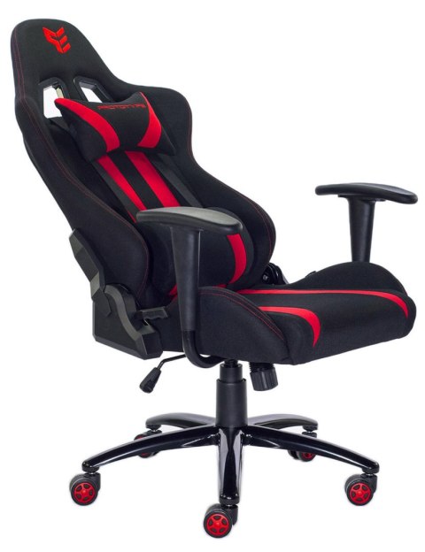 Krzesło do biurka gamingowe Tkanina FOT-438-CZERWO