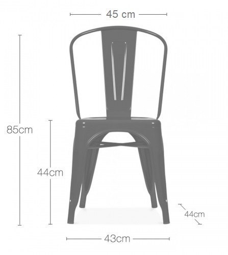Krzesło sztaplowane KRZE-1937-GRA