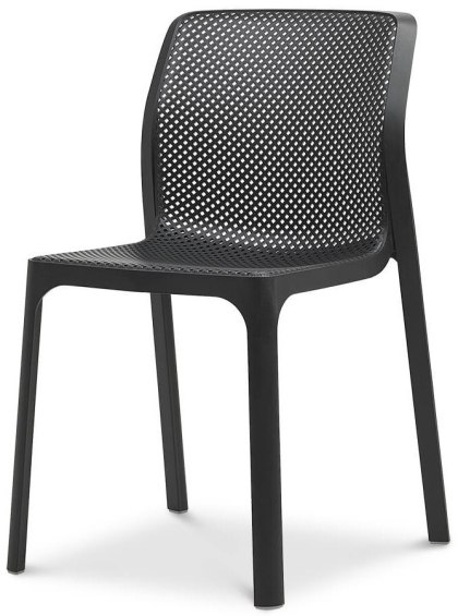 Krzesło plastikowe nowoczesne KRZE-1939-CZERN