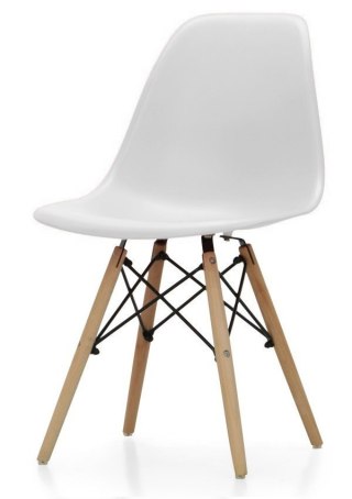 Krzesło skandynawskie białe KRZE-1901-BIEL