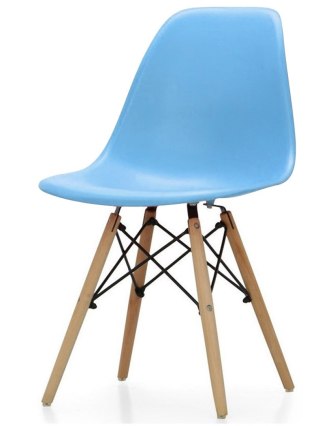Krzesło skandynawskie niebieskie KRZE-1901-NIEB