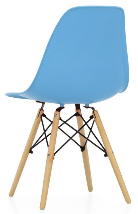 Krzesło skandynawskie niebieskie KRZE-1901-NIEB