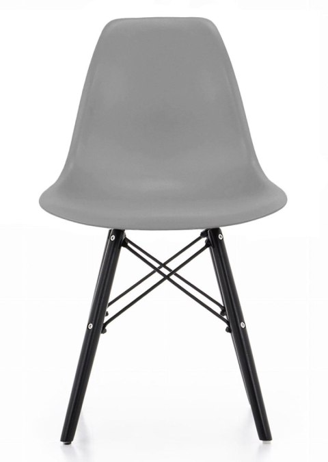 Krzesło szaro czarne KRZE-1902-SZAR-C