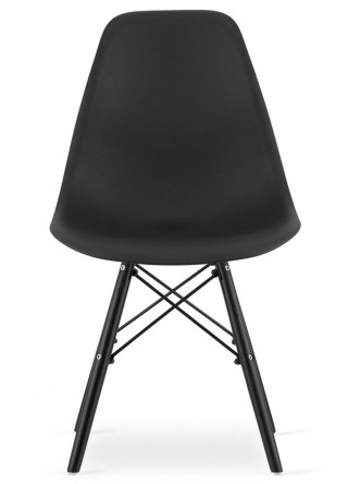 Krzesło czarne skandynawskie KRZE-1902-CZERN