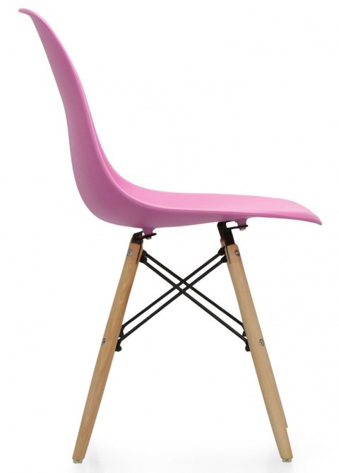 Krzesło skandynawskie różowe KRZE-1901-ROZ
