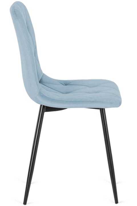 Krzesło jasnoniebieskie Velvet KRZE-1923-NIEB-J