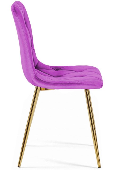 Krzesło fioletowe Velvet KRZE-1924-FIOL