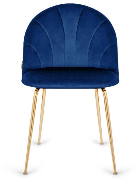Krzesło niebieskie tapicerowane Velvet KRZE-1922-NIEB-C