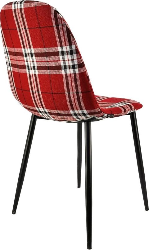 Krzesło czerwone Tkanina KRZE-1925-CZERWO