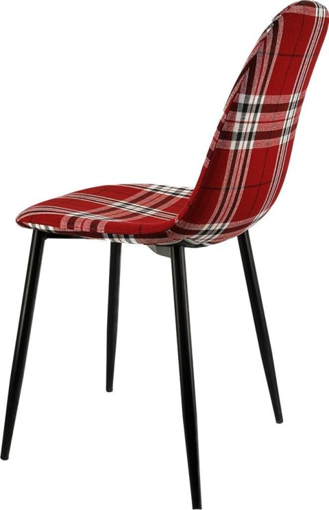 Krzesło czerwone Tkanina KRZE-1925-CZERWO