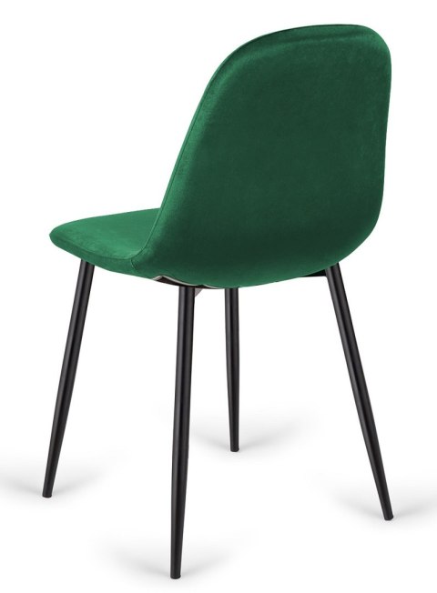 Krzesło zielone tapicerowane Velvet KRZE-1925-ZIEL