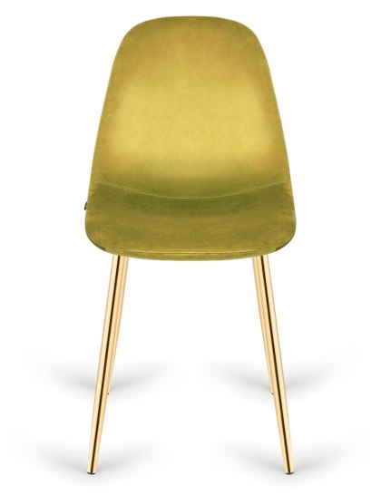 Krzesło tapicerowane oliwkowe Velvet KRZE-1926-OLIV