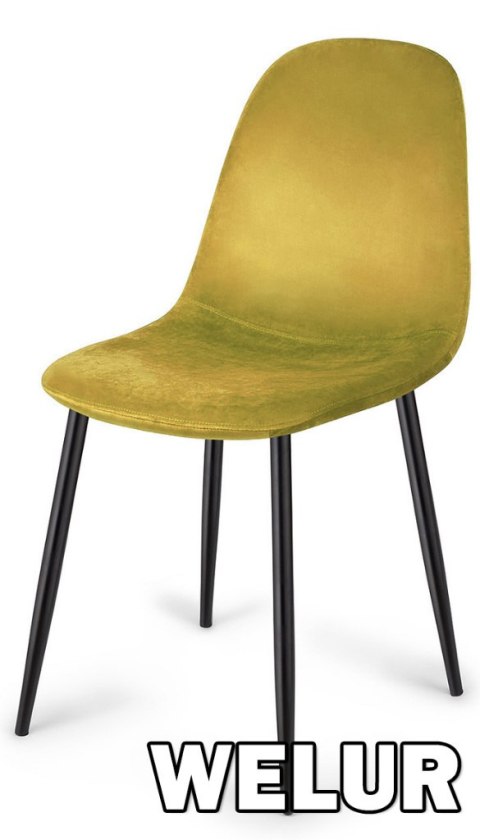 Krzesło oliwkowe Velvet KRZE-1925-OLIV