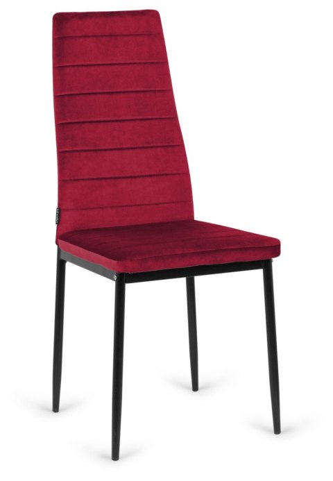 Krzesło bordowe Velvet KRZE-1908-BORD