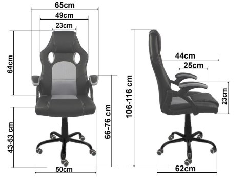 Fotel gamingowy różowy Alcantara FOT-422-ROZ