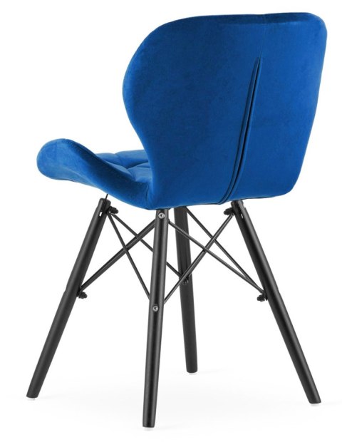 Krzesło niebieskie Velvet KRZE-1912-NIEB