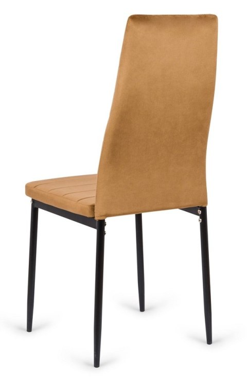 Wygodne krzesła tapicerowane 4 sztuki Velvet KRZE-1908-TRU-4X