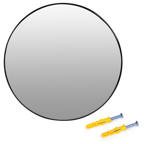 Lustro okrągłe 60 cm LUS-2001-CZERN-60