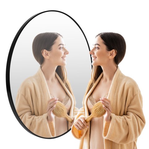 Lustro okrągłe 60 cm LUS-2001-CZERN-60