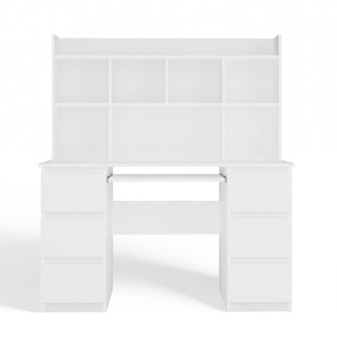 Biurko z nadstawką BIUR-705-NADST-BIEL-MAT