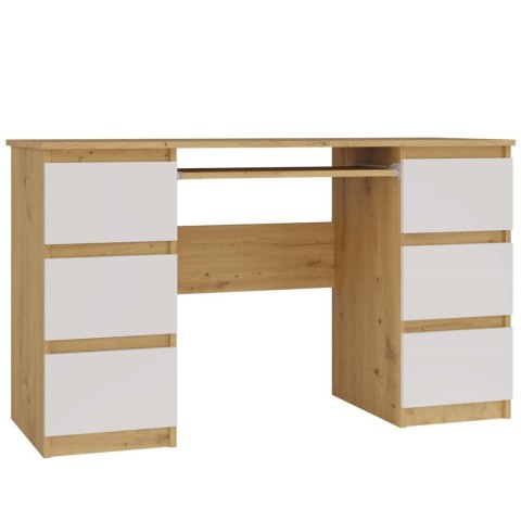 Biurko 130 cm BIUR-705-ART-BIEL-MAT