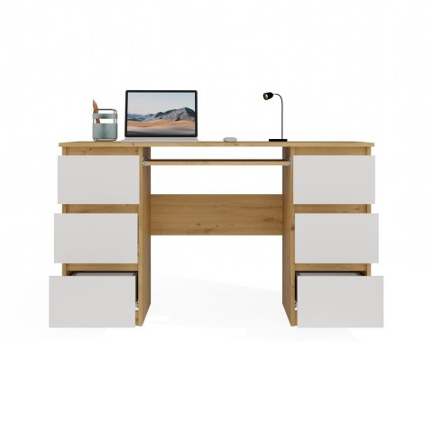 Biurko 130 cm BIUR-705-ART-BIEL-MAT