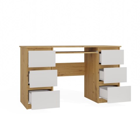 Biurko 130 cm BIUR-705-ART-BIEL-MAT