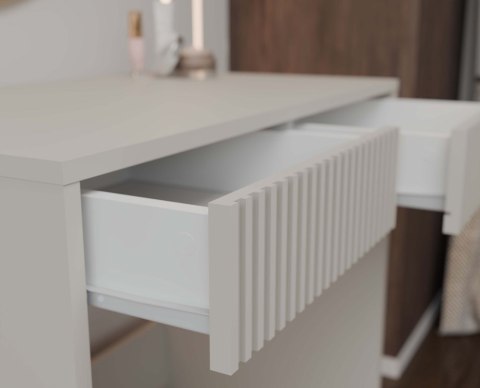 Biurko 80 cm szerokości BIUR-729-KASZ-LAM