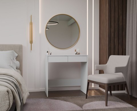 Biurko 80 cm BIUR-729-BIEL-MAT