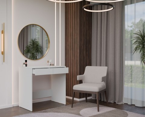 Biurko 80 cm BIUR-729-BIEL-MAT