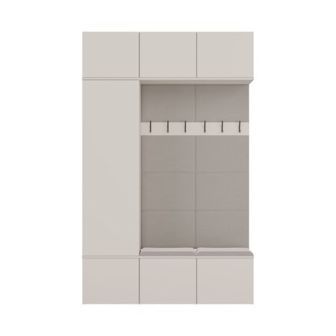 Szafa z garderobą GAR-108-2W-1S-KASZ