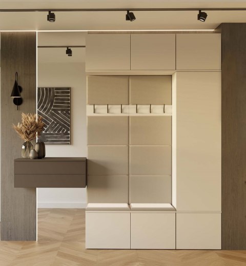 Szafa z garderobą GAR-108-2W-1S-KASZ