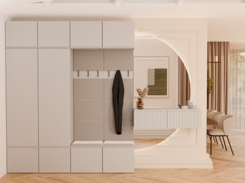 Zestaw do przedpokoju z siedziskiem GAR-108-2W-2S-KASZ