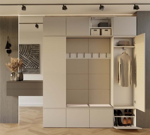 Zestaw do przedpokoju z siedziskiem GAR-108-2W-2S-KASZ