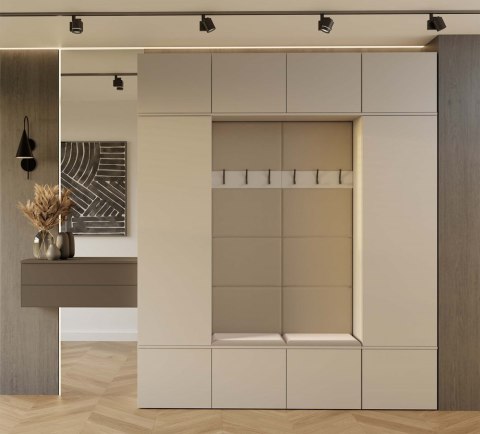 Zestaw do przedpokoju z siedziskiem GAR-108-2W-2S-KASZ