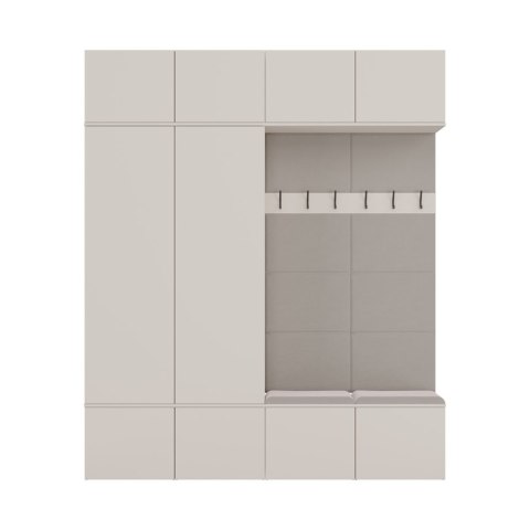 Zestaw do przedpokoju z siedziskiem GAR-108-2W-2S-KASZ