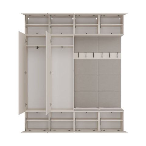 Zestaw do przedpokoju z siedziskiem GAR-108-2W-2S-KASZ