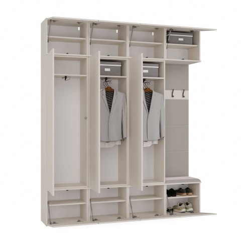 Zestaw mebli do przedpokoju z siedziskiem GAR-108-1W-3S-KASZ