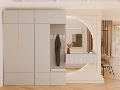 Zestaw mebli do przedpokoju z siedziskiem GAR-108-1W-3S-KASZ