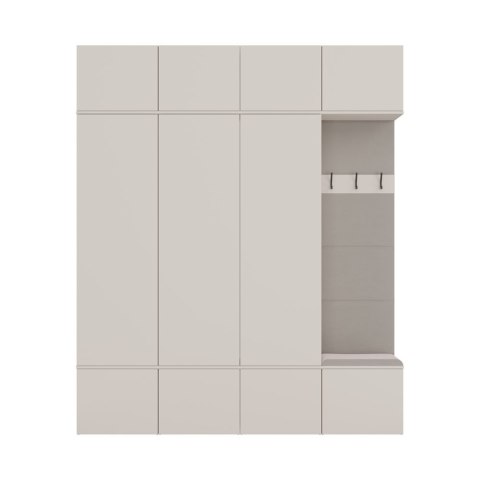 Zestaw mebli do przedpokoju z siedziskiem GAR-108-1W-3S-KASZ