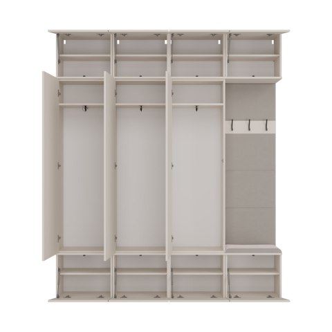 Zestaw mebli do przedpokoju z siedziskiem GAR-108-1W-3S-KASZ