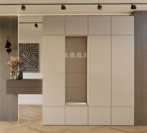 Zestaw mebli do przedpokoju z siedziskiem GAR-108-1W-3S-KASZ