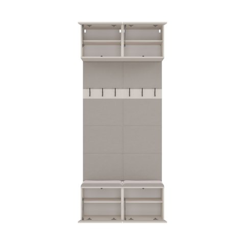 Garderoba z panelami tapicerowanymi GAR-108-2W-KASZ