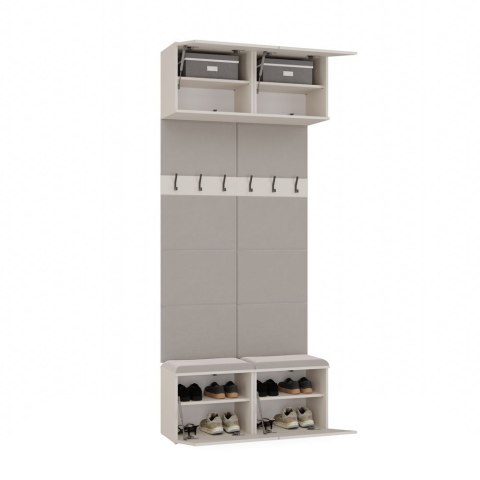 Garderoba z panelami tapicerowanymi GAR-108-2W-KASZ