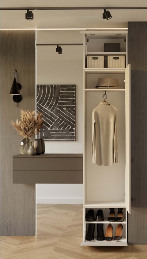 Szafa na przedpokój GAR-108-1S-KASZ